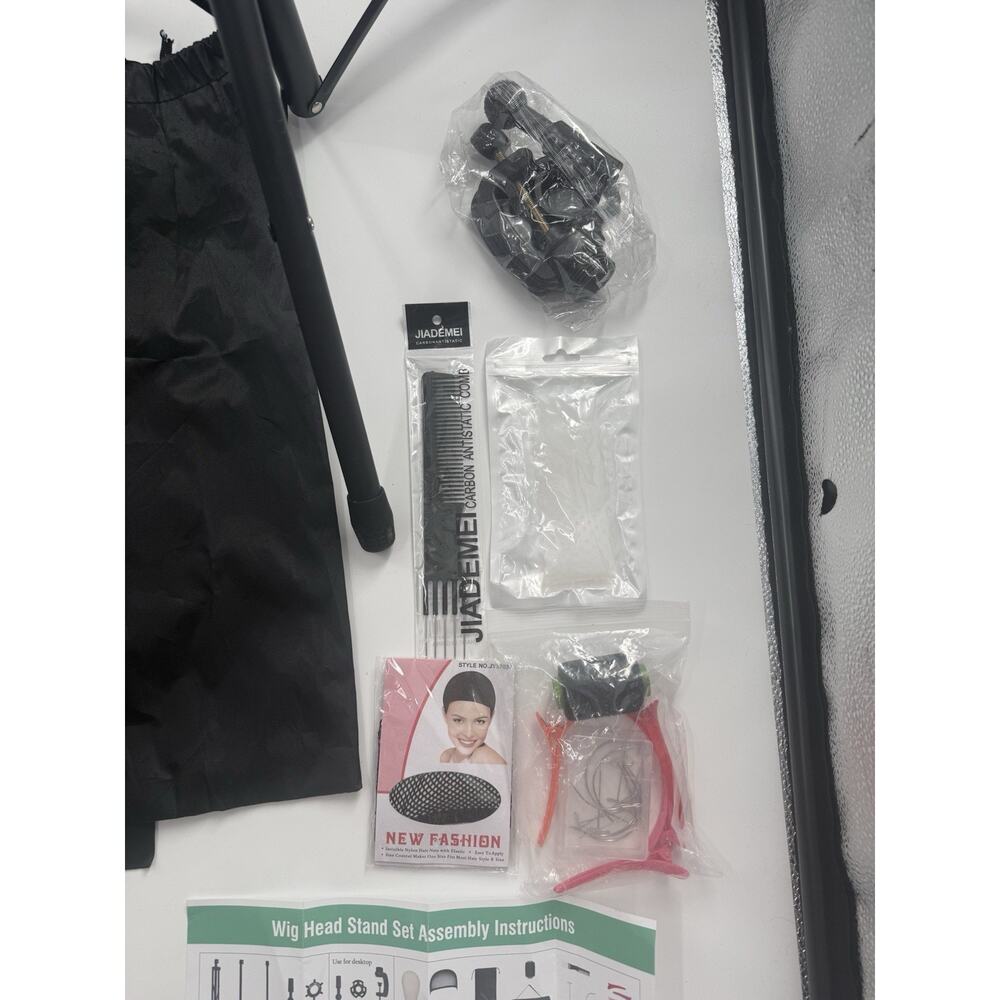 Wig Stand Tripod with Mannequin Head & accessories, wig-not included *read... - Picture 5 of 16